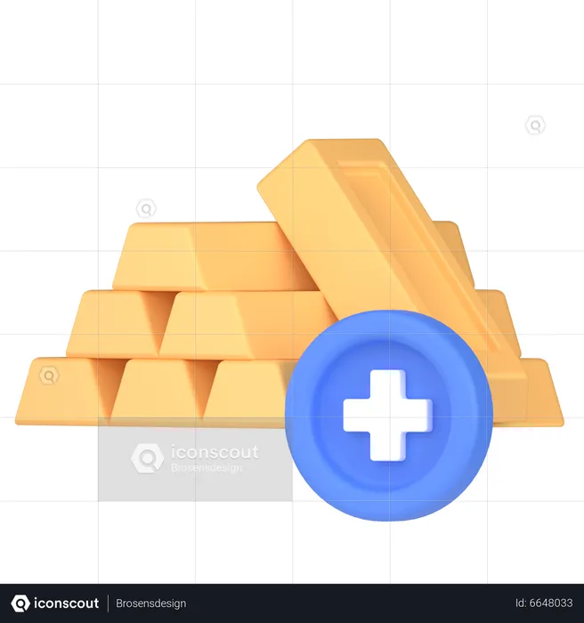 Buy Gold  3D Icon