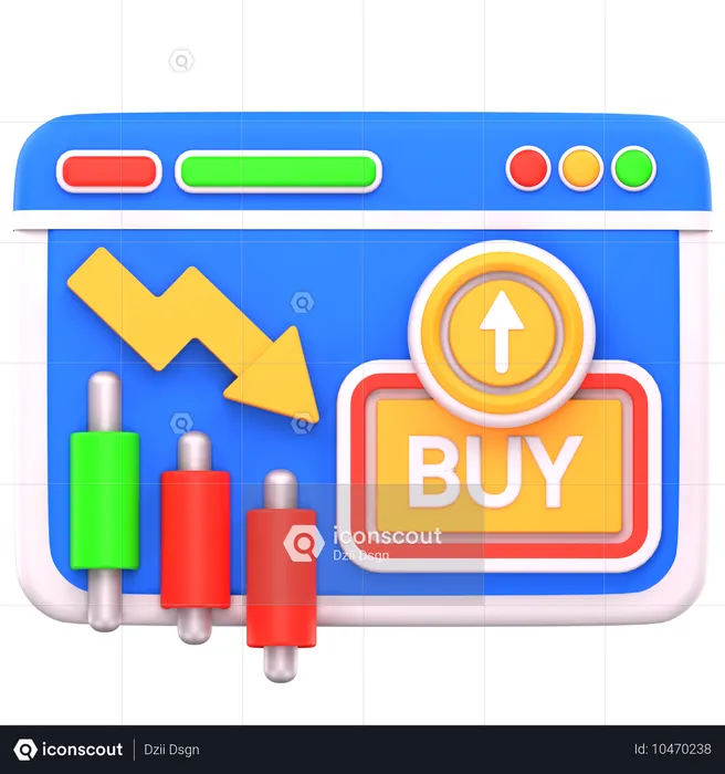 Buy Loss Stock  3D Icon