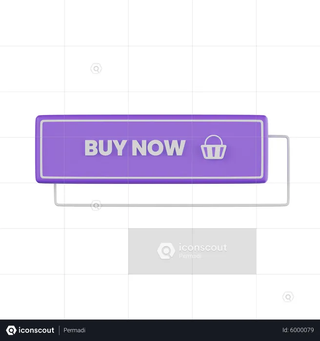 Buy Now Button  3D Icon