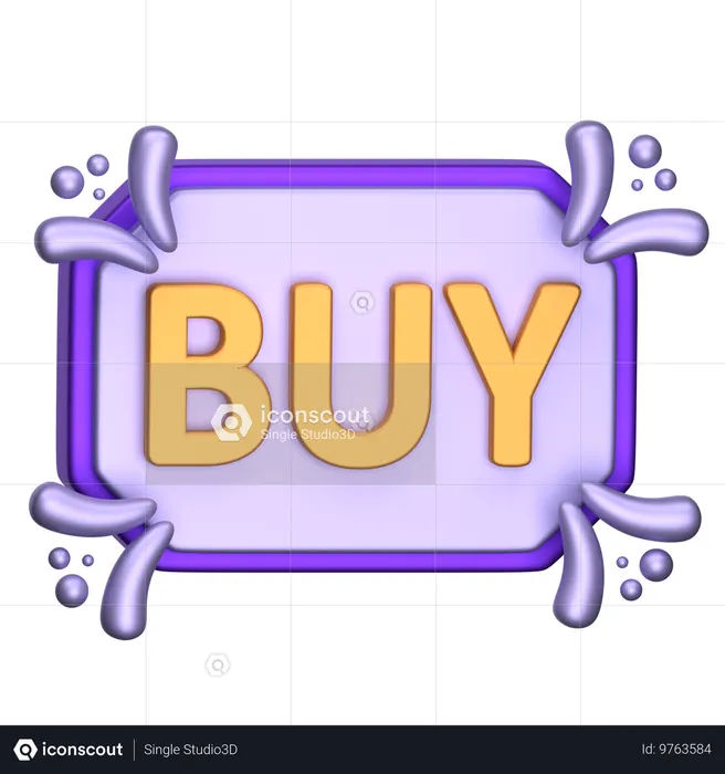 Buy Sticker  3D Icon