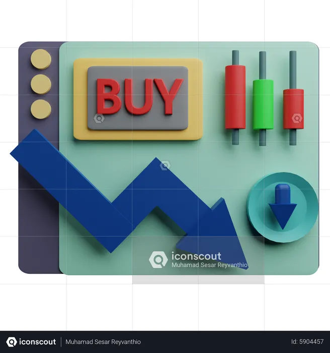 Buy Trading  3D Icon