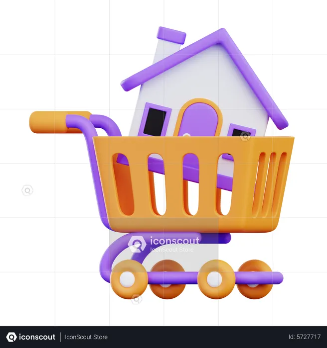 Buying House  3D Icon