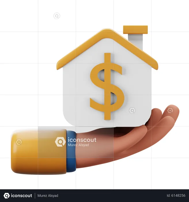 Buying House  3D Icon
