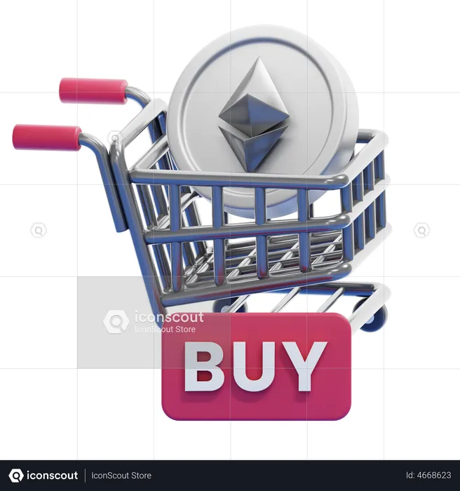 Buying Nft  3D Icon