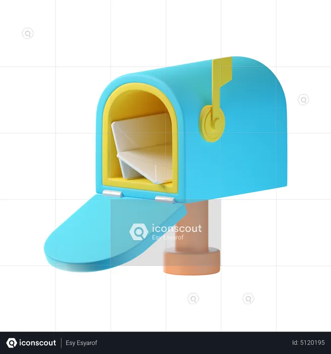 Buzón  3D Icon