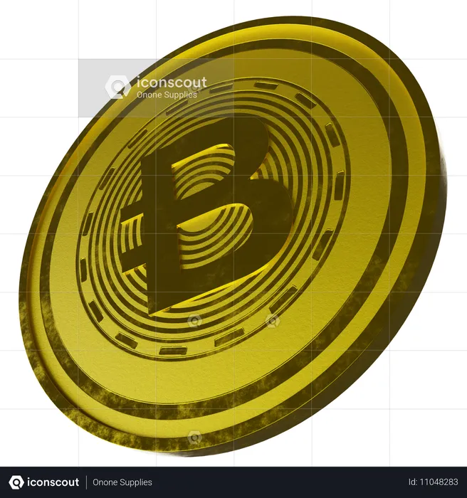 Byte Coin  3D Icon