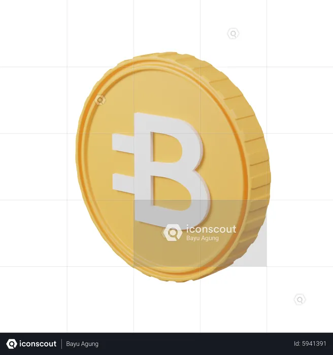 Bytecoin  3D Icon