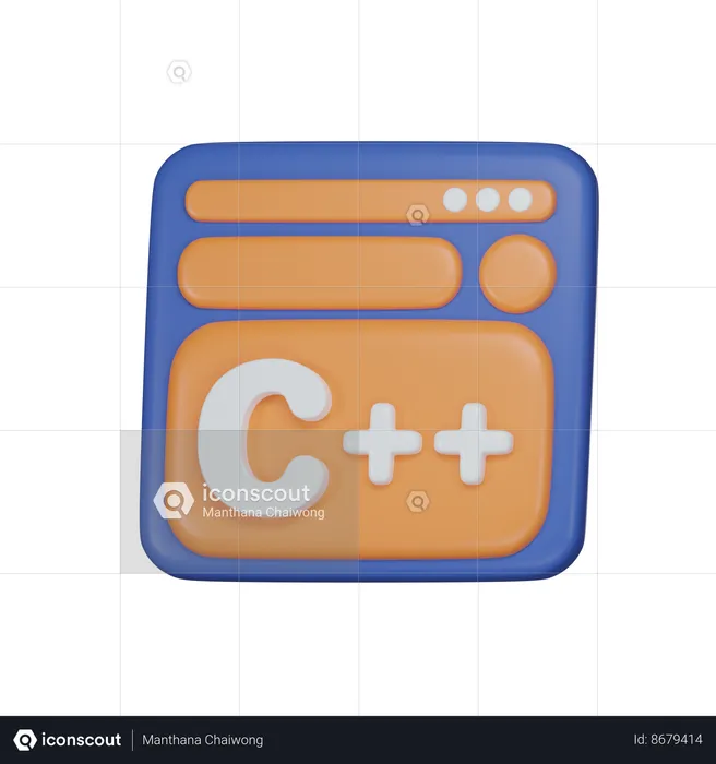 C++  3D Icon