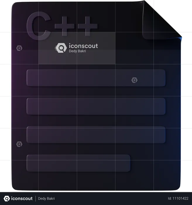 C++  3D Icon