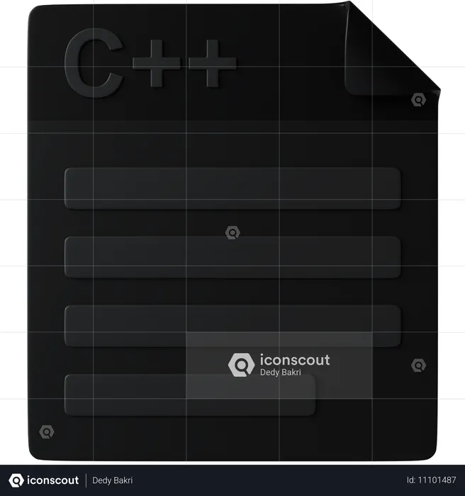 C++  3D Icon