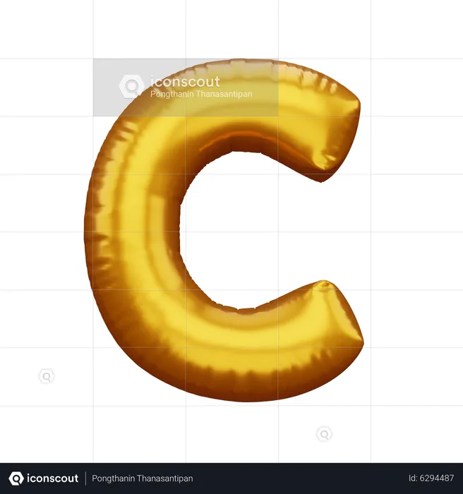 C  3D Icon