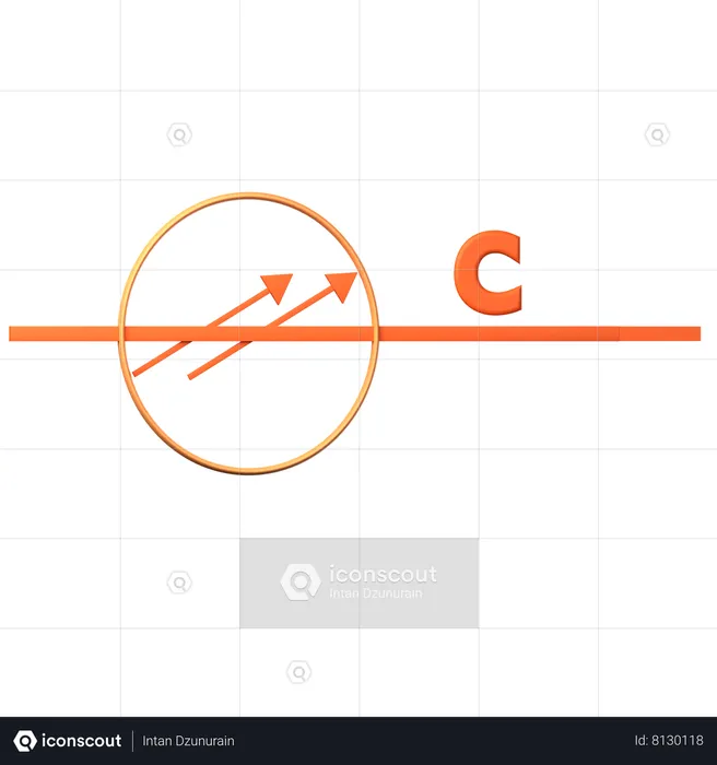 C First Coating Diameter  3D Icon