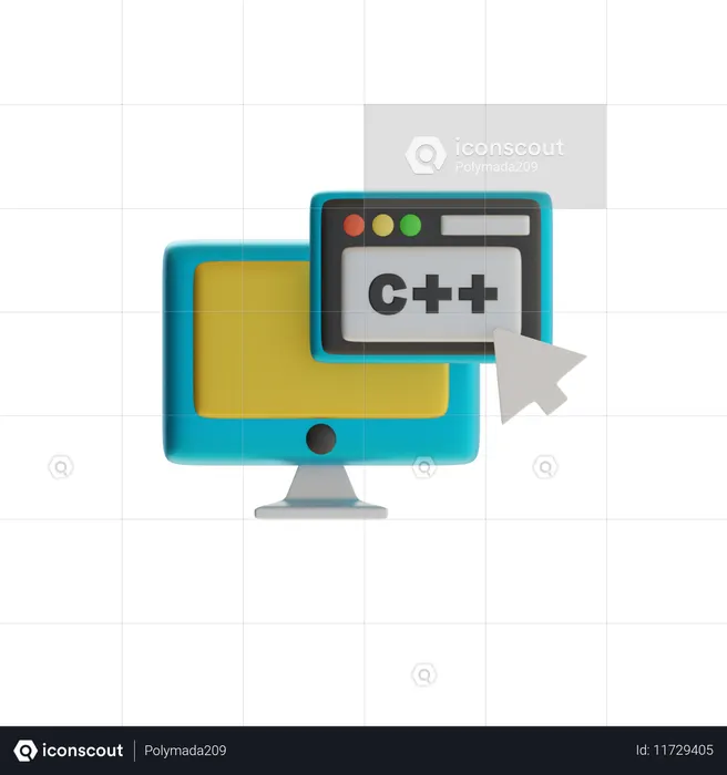 C-Programmierung auf dem PC  3D Icon