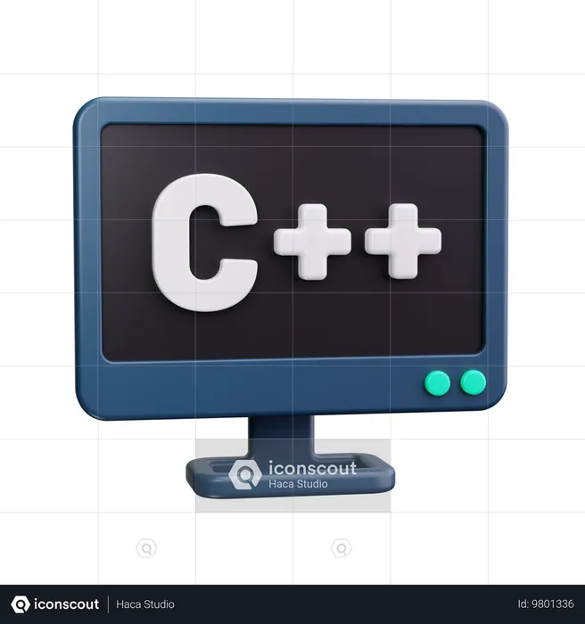 C++ programming language  3D Icon