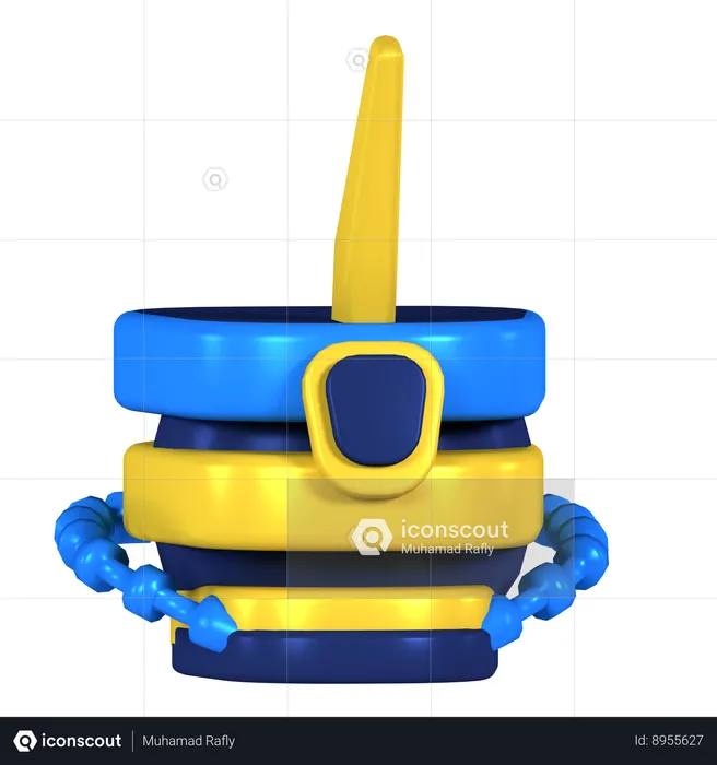 Cabeza de robot  3D Icon