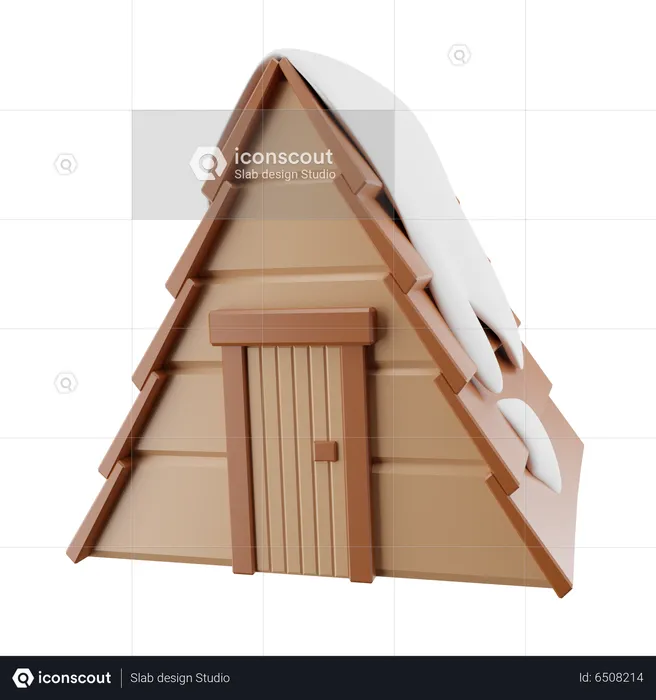 Cabin House  3D Icon