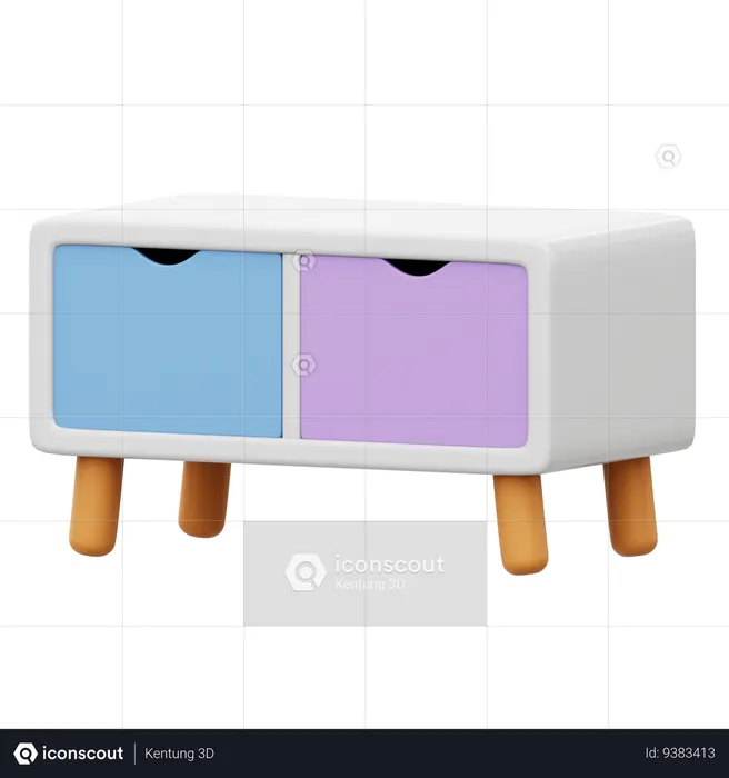 Cabinet  3D Icon