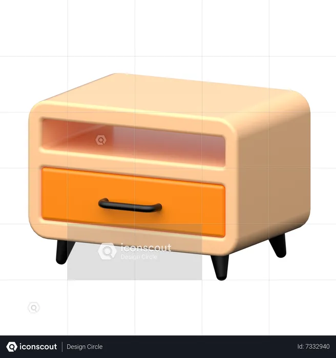 Cabinet  3D Icon