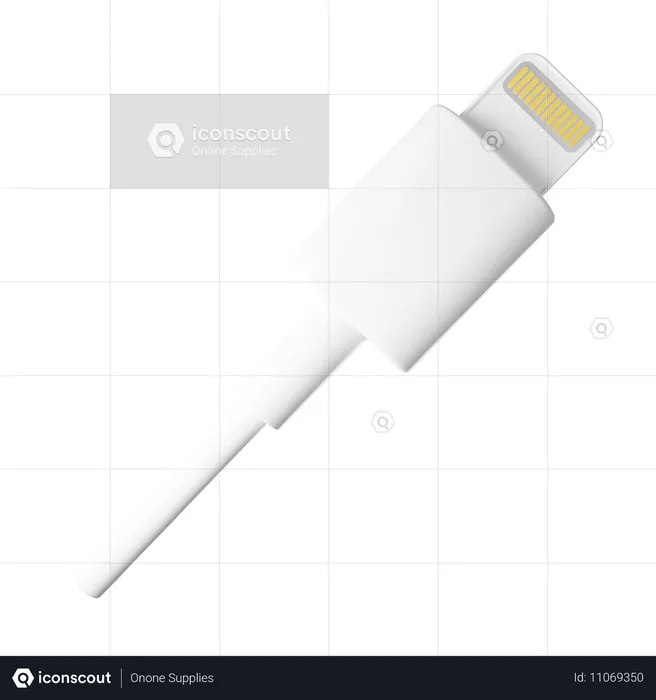 Cable de carga del teléfono  3D Icon