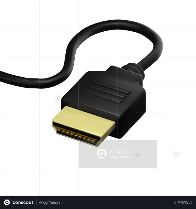 Cable HDMI  3D Icon