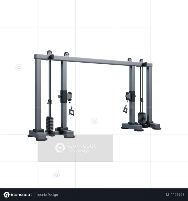 Cable Pulling Machine  3D Illustration
