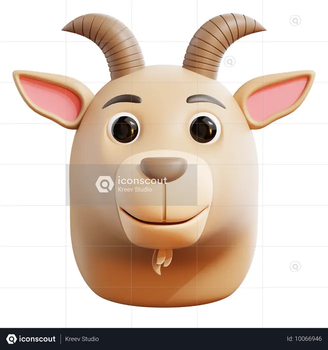 Cabra  3D Icon