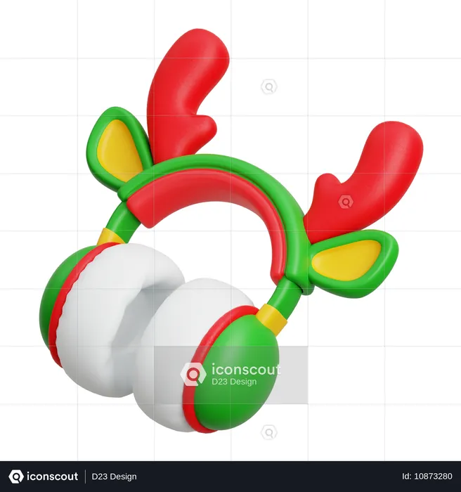 Cache-oreilles de Noël  3D Icon