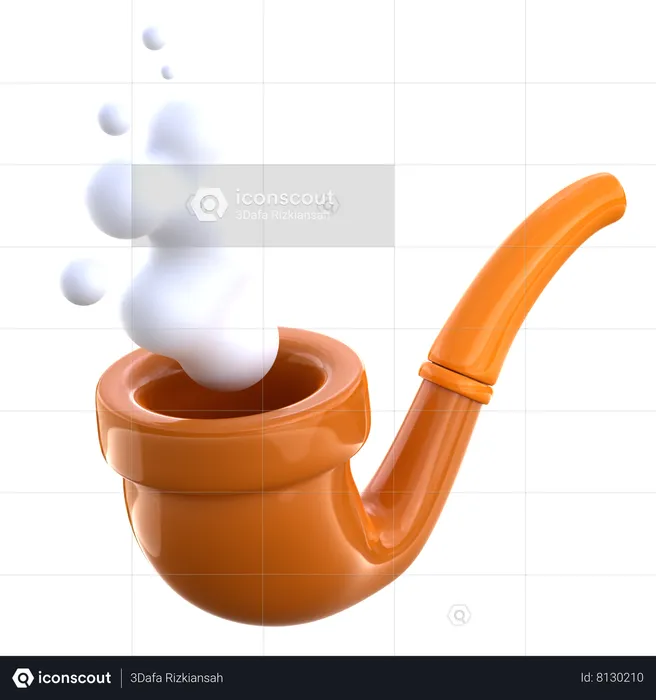 Cachimbo de cigarro  3D Icon