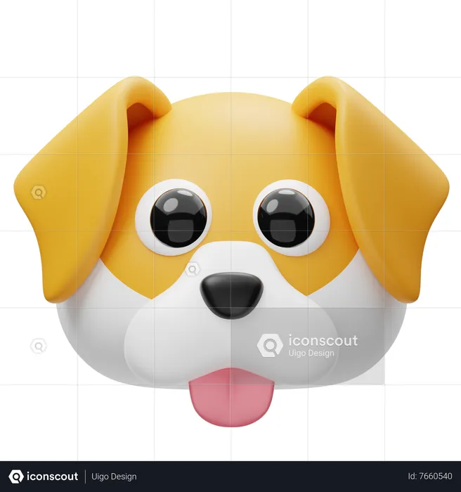 Cachorro  3D Icon