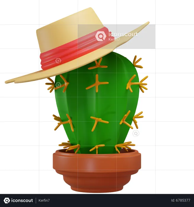 Cacti object  3D Icon