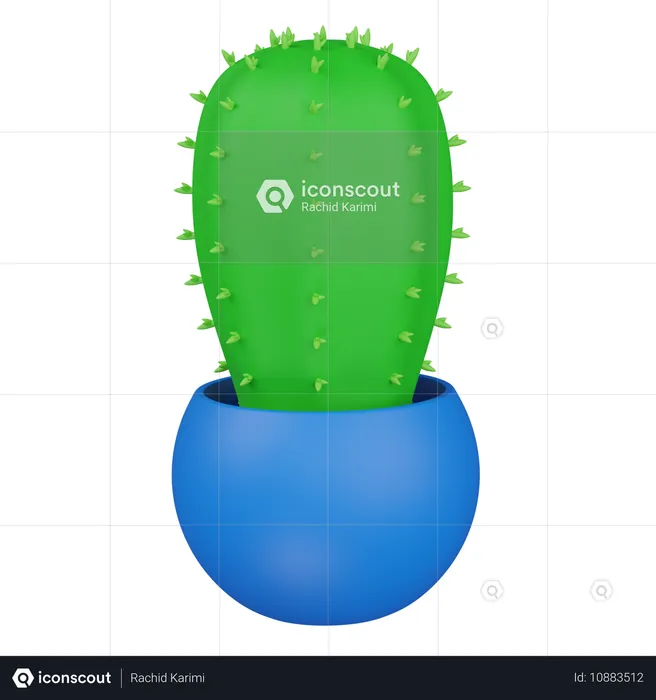 Cactus  3D Icon