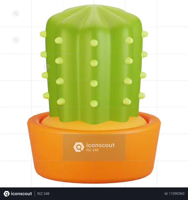 Cactus  3D Icon