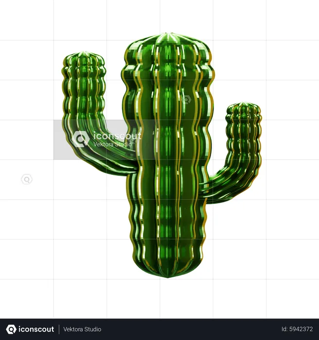 Cactus  3D Icon