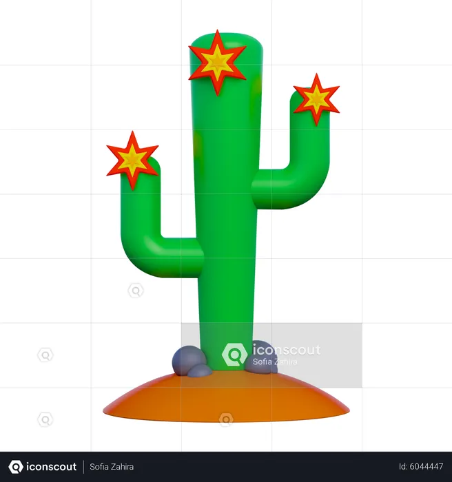 Cactus  3D Icon