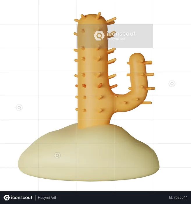 Cactus  3D Icon