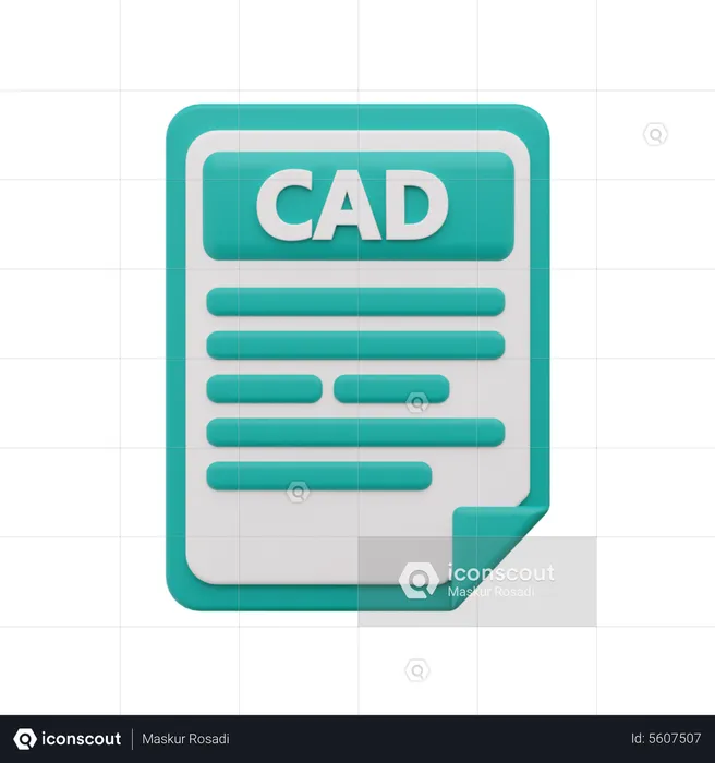 CAD-Datei  3D Icon