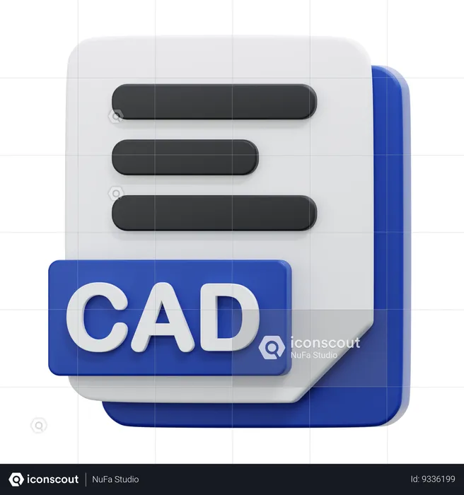 CAD FILE  3D Icon
