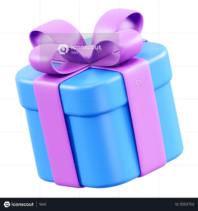 Cadeau  3D Icon