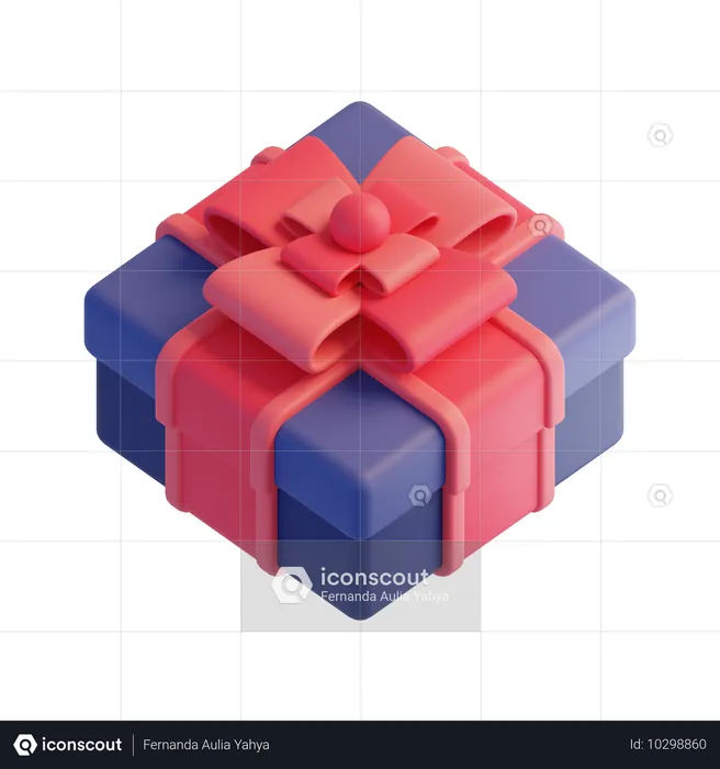 Cadeau  3D Icon