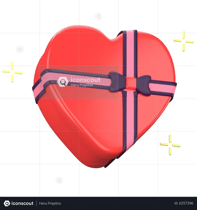 Cadeau d'amour  3D Icon