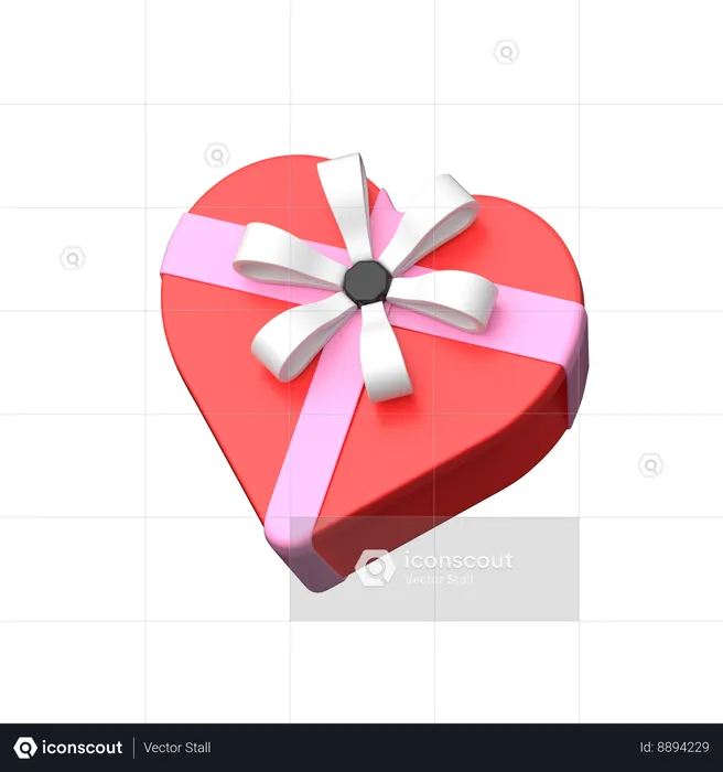 Cadeau d'amour  3D Icon