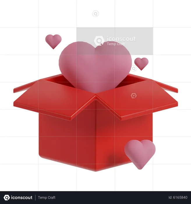 Cadeau d'amour  3D Icon