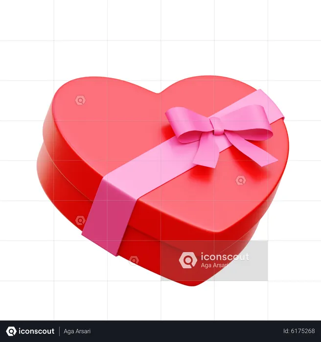 Cadeau d'amour  3D Icon