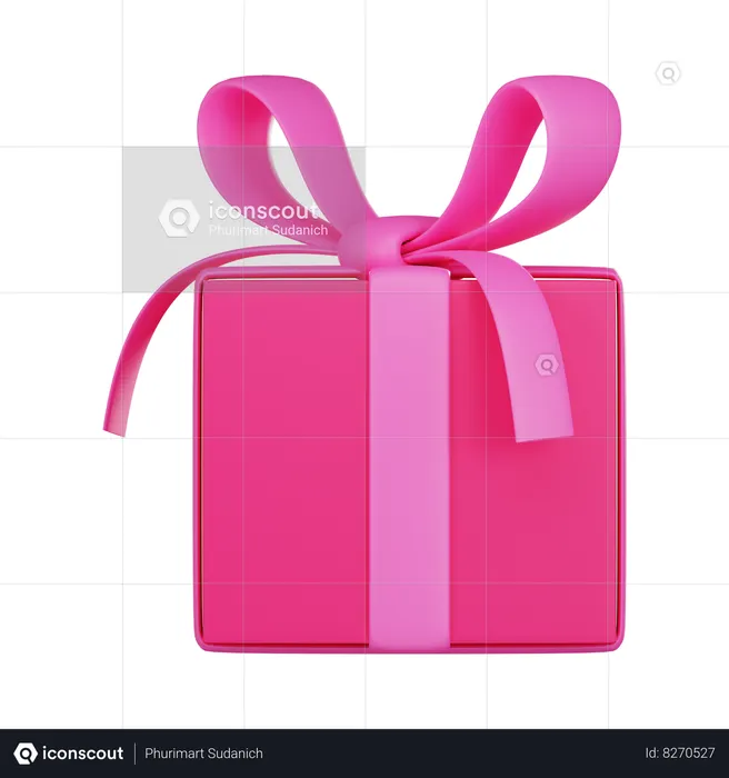 Cadeau d'anniversaire  3D Icon
