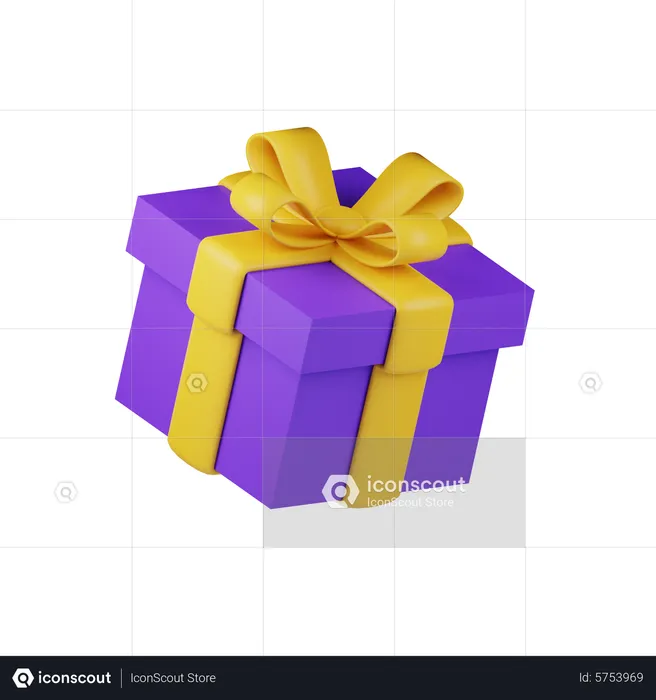 Cadeau de Noël  3D Icon