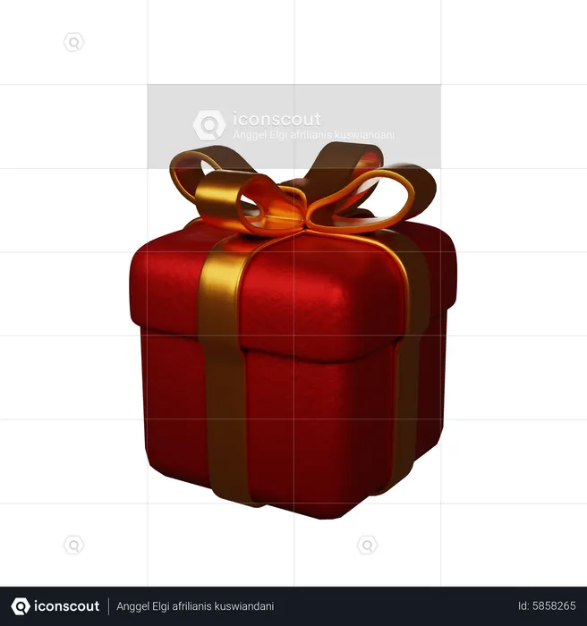 Cadeau de Noël  3D Icon