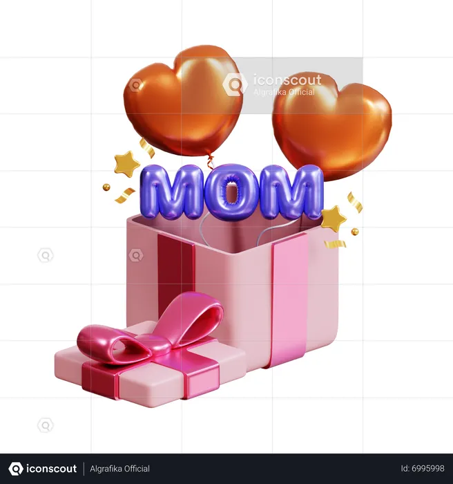 Cadeau fête des mères  3D Icon