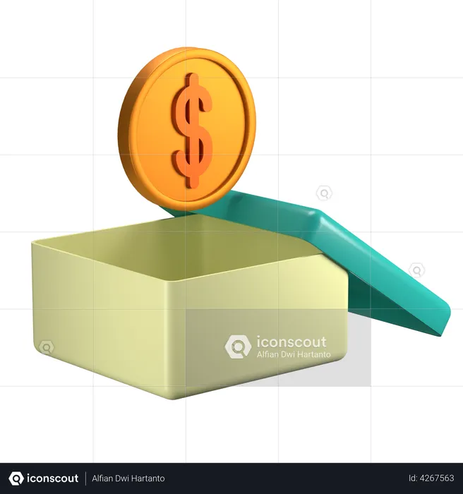 Récompense cadeau  3D Illustration