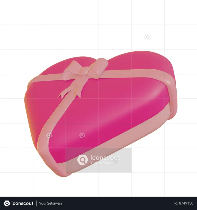 Cadeau de Saint Valentin  3D Icon