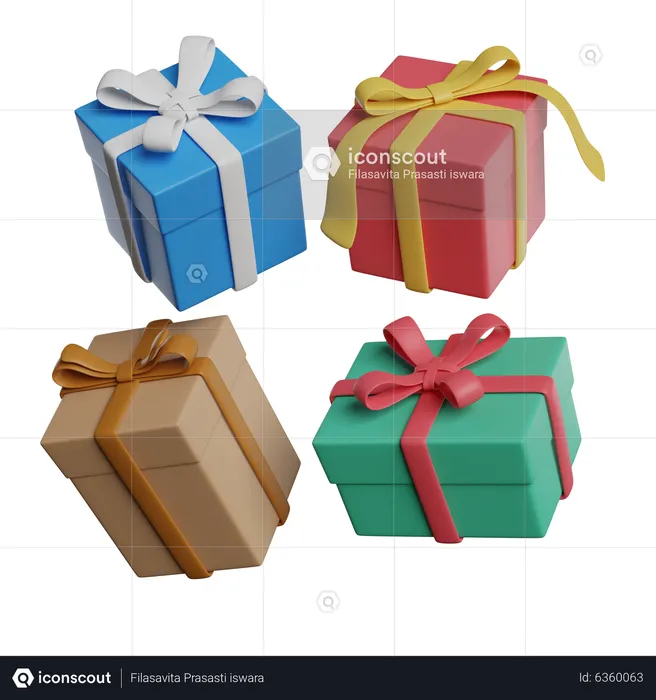 Cadeaux  3D Icon